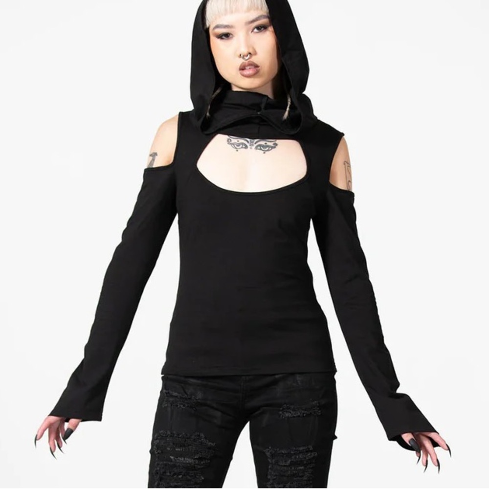 LAST CHANCE Killstar - Lore Hooded Top - Size XS